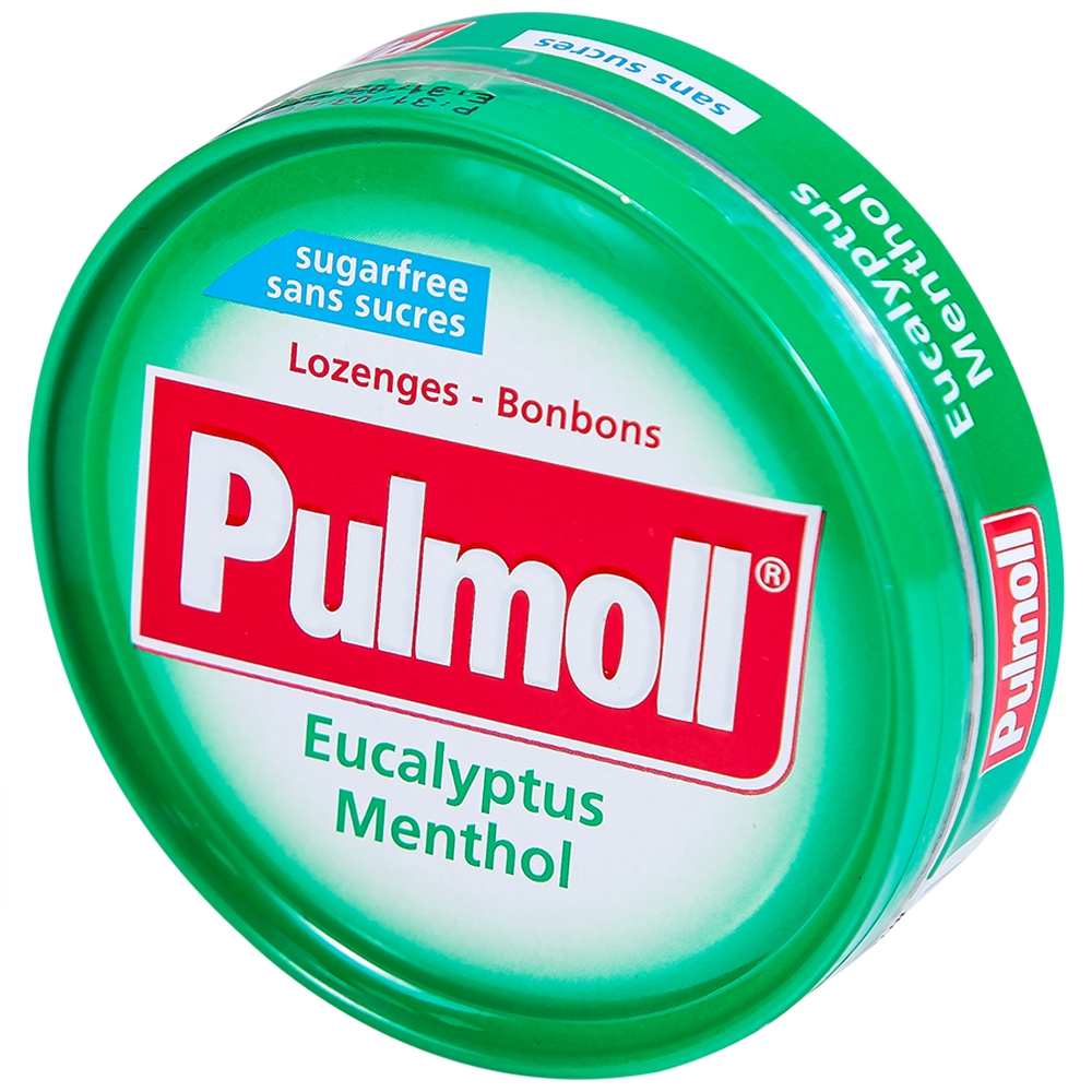 Pulmoll Lozenges Mint Eucalyptus Sugar Free 45g by Pulmoll