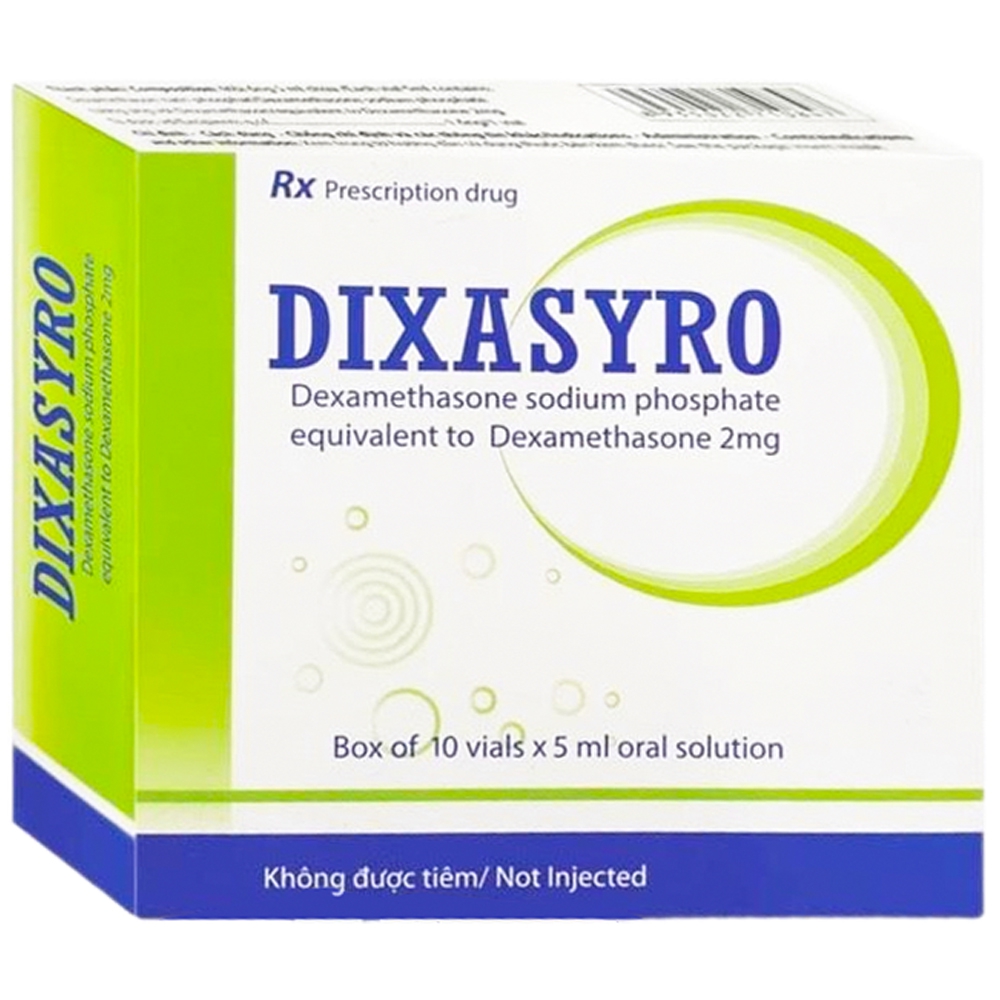 Dung dịch uống Dixasyro 5ml DHT Hataphar điều trị rối loạn nội tiết, rối loạn không do nội tiết (10 ống)