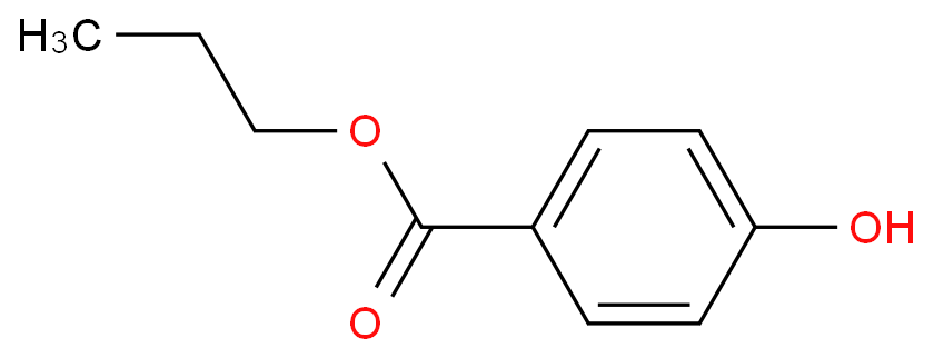 Công thức hóa học của Propyl Hydroxybenzoate