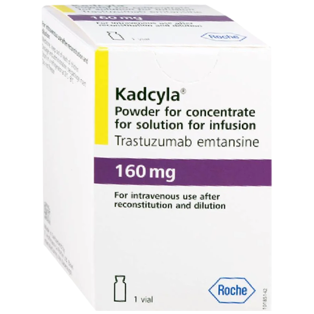 Thuốc Kadcyla 160mg Roche điều trị bệnh ung thư vú giai đoạn đầu và ung thư vú giai đoạn di căn