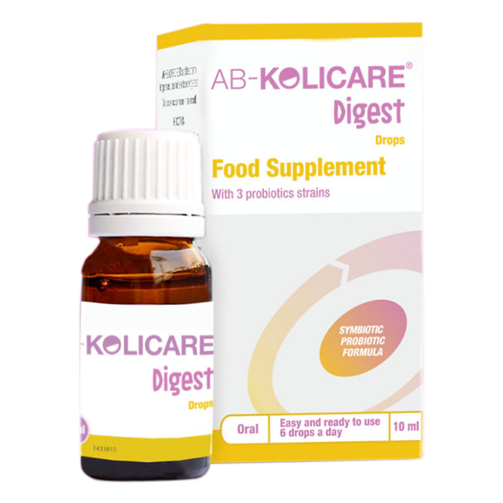 Dung dịch uống AB-Kolicare Digest 10ml AB-Biotics bổ sung lợi khuẩn, hỗ trợ cải thiện hệ vi sinh đường ruột