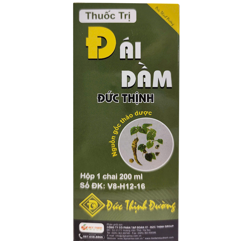 Thuốc trị Đái Dầm Đức Thịnh điều trị đái dầm, đái nhiều, đái không tự chủ (200ml)