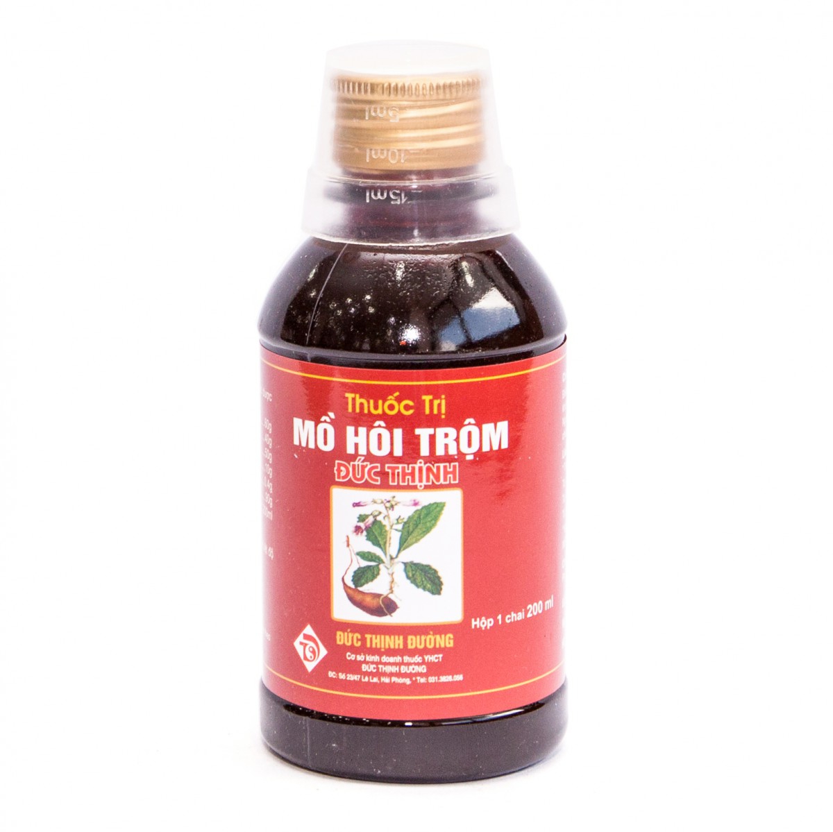 Thuốc trị mồ hôi trộm Đức Thịnh đặc trị ra mồ hôi trộm, kém ăn, khó ngủ (200ml)