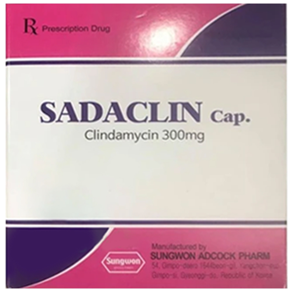 Thuốc Sadaclin Sungwon điều trị nhiễm khuẩn (10 vỉ x 10 viên)