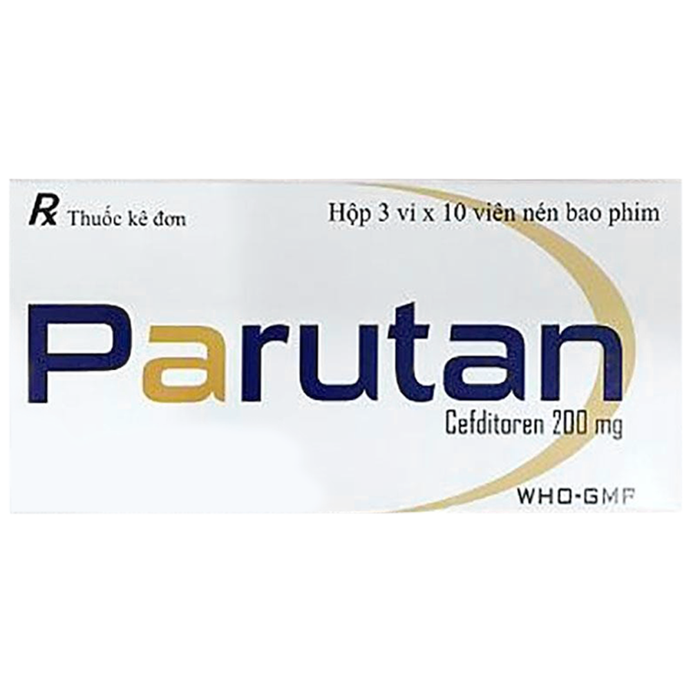 Thuốc Parutan 200mg Hataphar điều trị nhiễm khuẩn (3 vỉ x 10 viên)