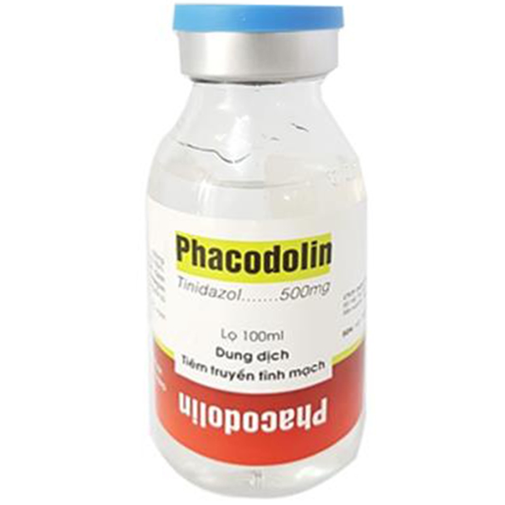 Thuốc Phacodolin Pharbaco điều trị nhiễm khuẩn, ngăn ngừa nhiễm vi khuẩn kỵ khí sau phẫu thuật (100ml)