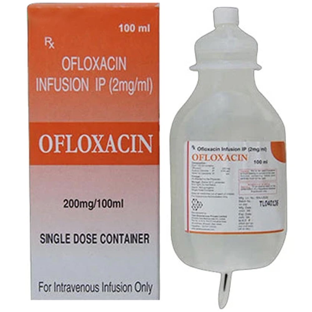 Dung dịch tiêm truyền Ofloxacin 200mg/100ml điều trị tình trạng nhiễm trùng ở các cơ quan nội tạng cơ thể (100ml)