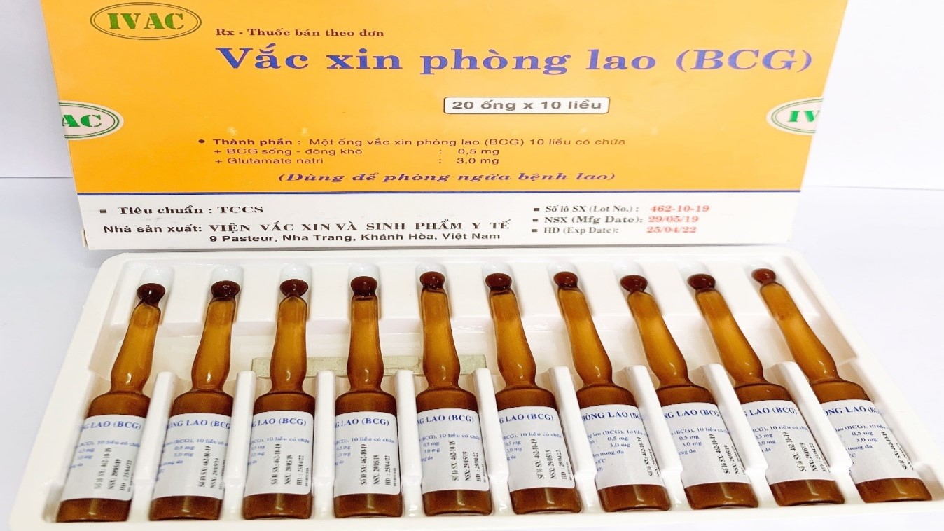 Vắc xin BCG 10 ống (Việt Nam): Công dụng và lịch tiêm