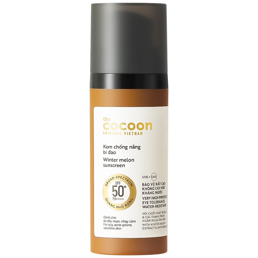 Kem chống nắng bí đao Cocoon giúp chống nắng với khả năng bảo vệ cao (50ml)