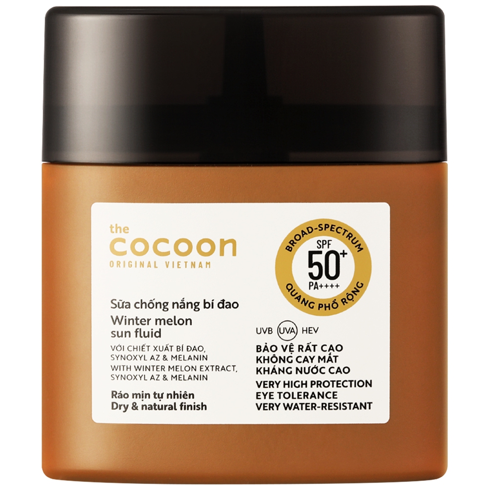 Sữa chống nắng bí đao Cocoon giúp bảo vệ da trước tia UVA, UVB (50ml)