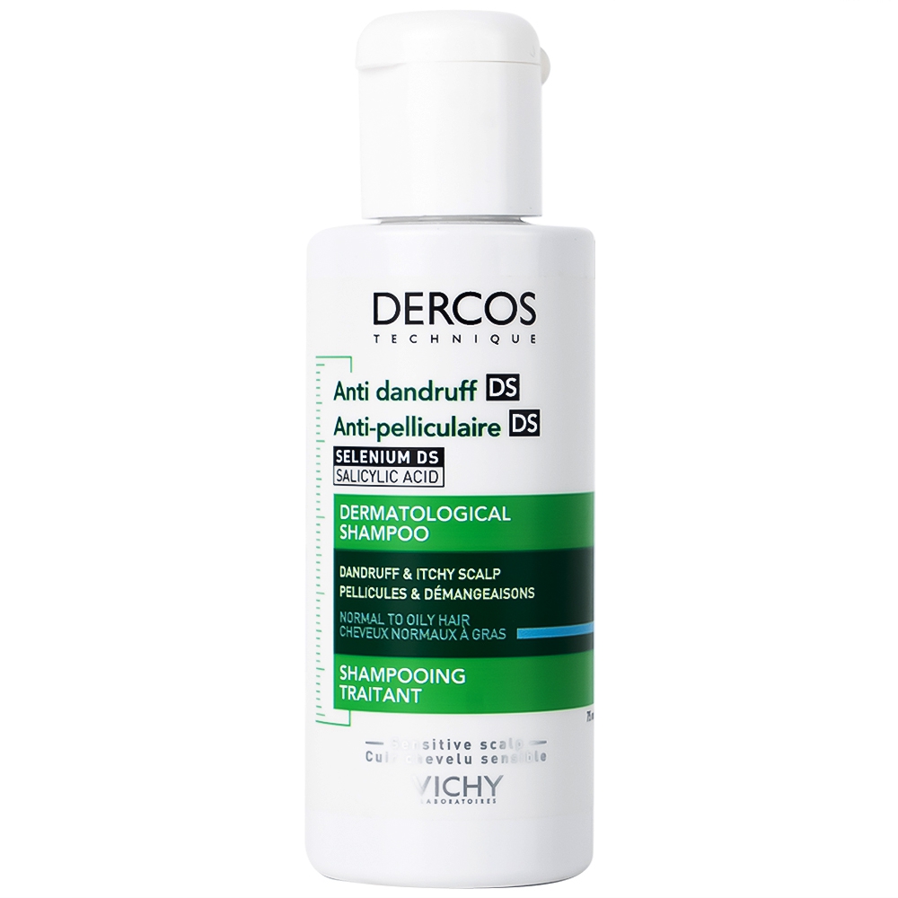 Dầu gội làm sạch gàu Vichy Laboratoires Dercos Technique Anti-Dandruff Ds Dermatological (75ml)