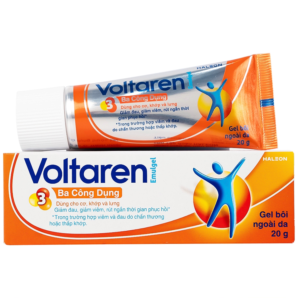 Gel bôi Voltaren Emulgel Novartis điều trị giảm đau do chấn thương hoặc thấp khớp (20g)