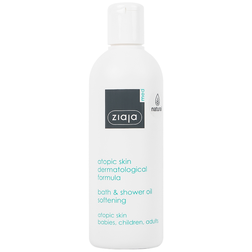 Dầu tắm Ziaja Med Atopic Skin giúp làm sạch da dịu nhẹ, dưỡng da và làm mềm mịn da (270ml)