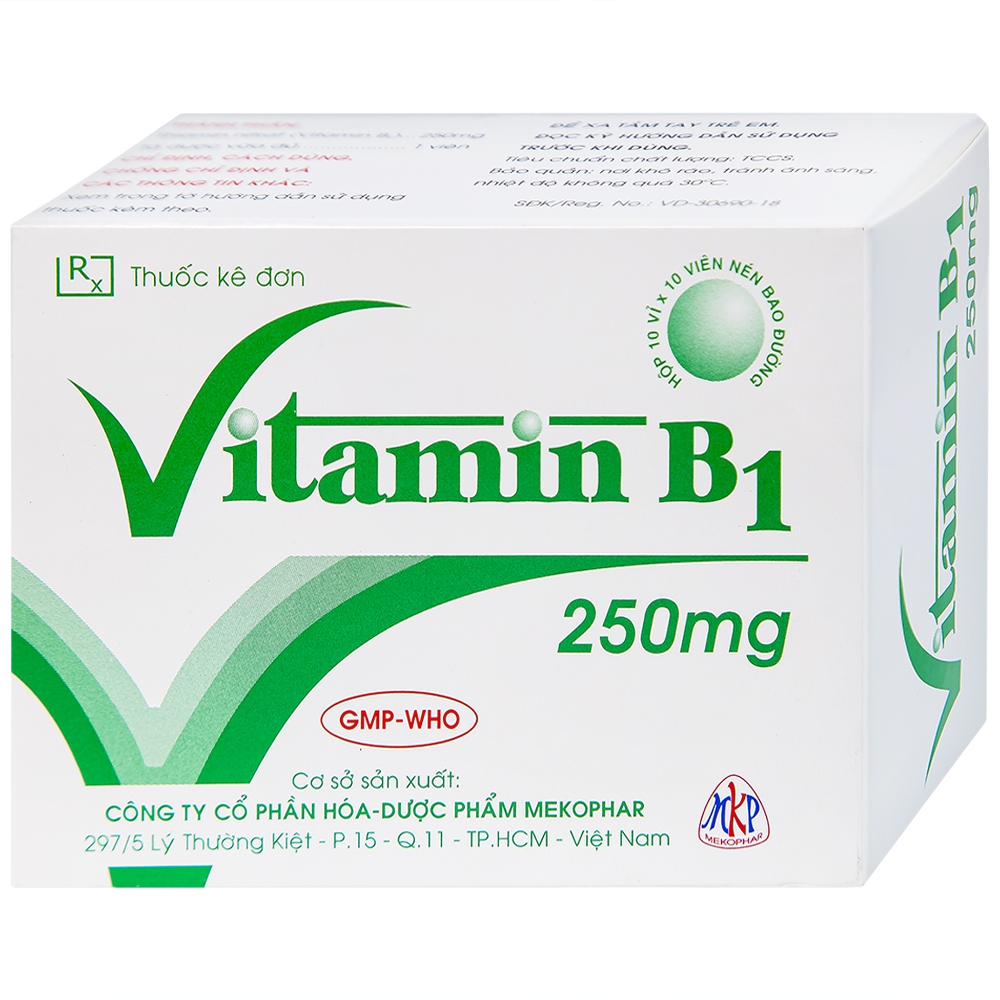 Thuốc vitamin B1 250mg có tác dụng phụ nào không?
