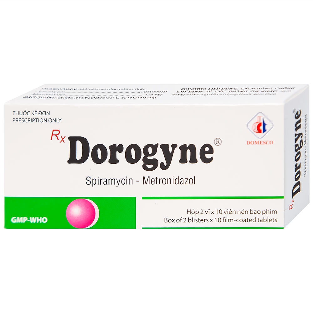 Dorogyne có tác dụng trị liệu trong những trường hợp nhiễm trùng nào?
