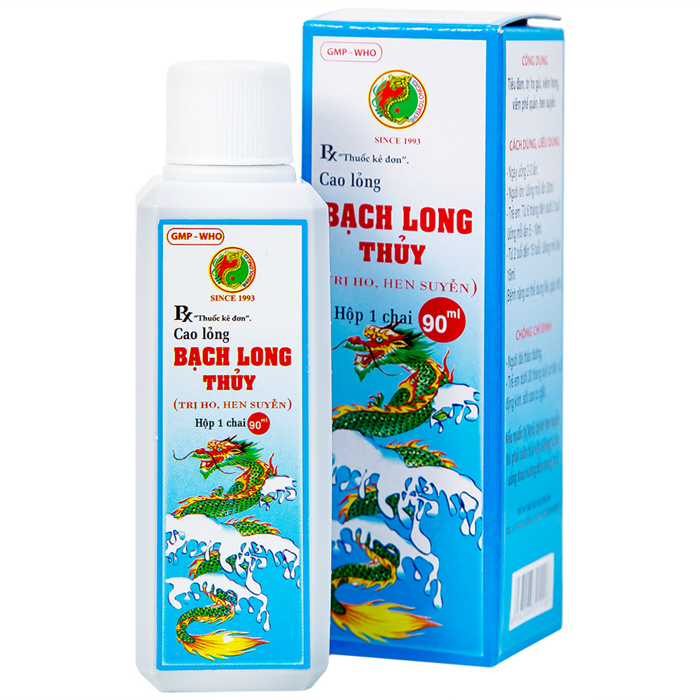 Cao lỏng Bạch Long Thủy điều trị ho, hen suyễn (90ml)