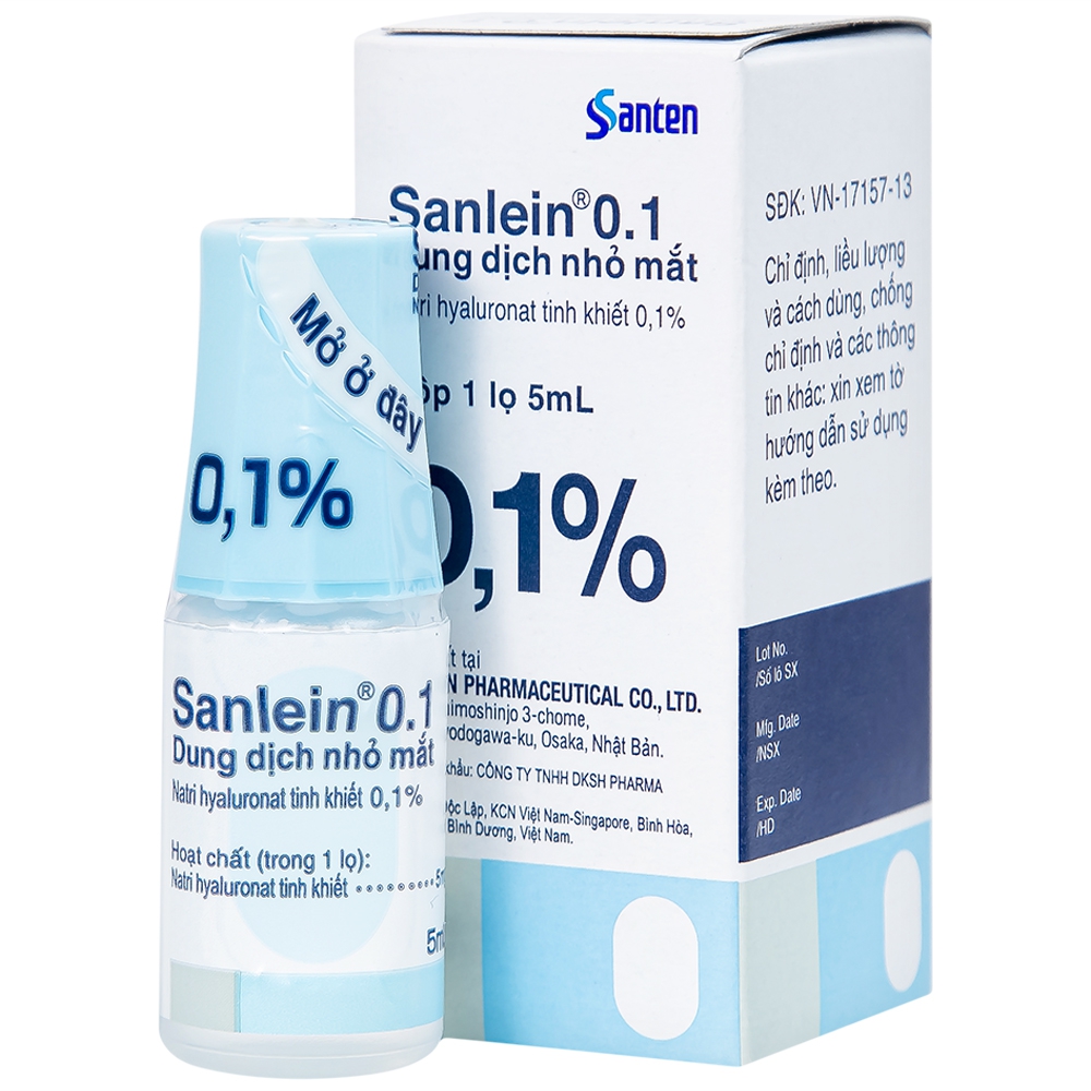 Tác dụng của Sanlein 0.1 là gì?
