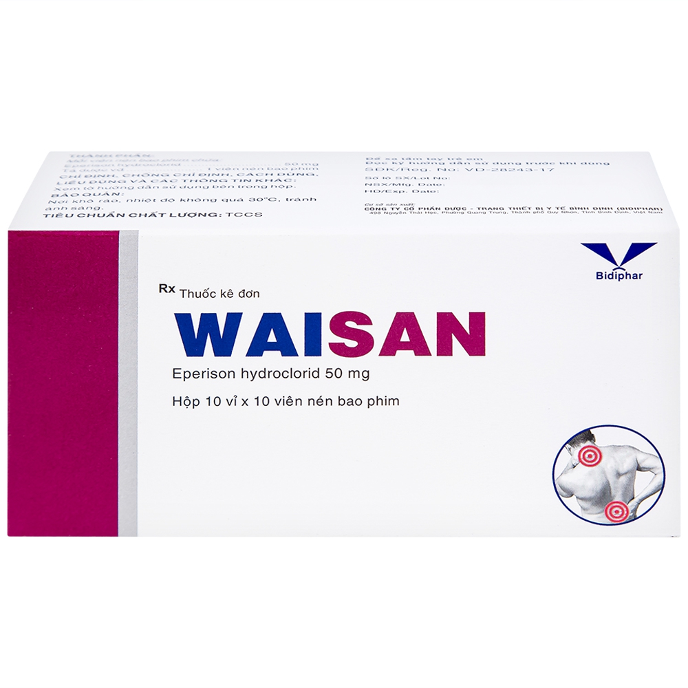 Giải đáp về thuốc Waisan 50mg thuốc biệt dược cần lưu ý