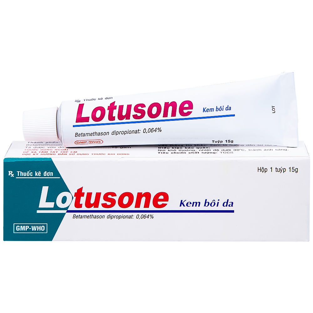 Kem bôi da Lotusone Medipharco điều trị eczema dị ứng, viêm da (15g)