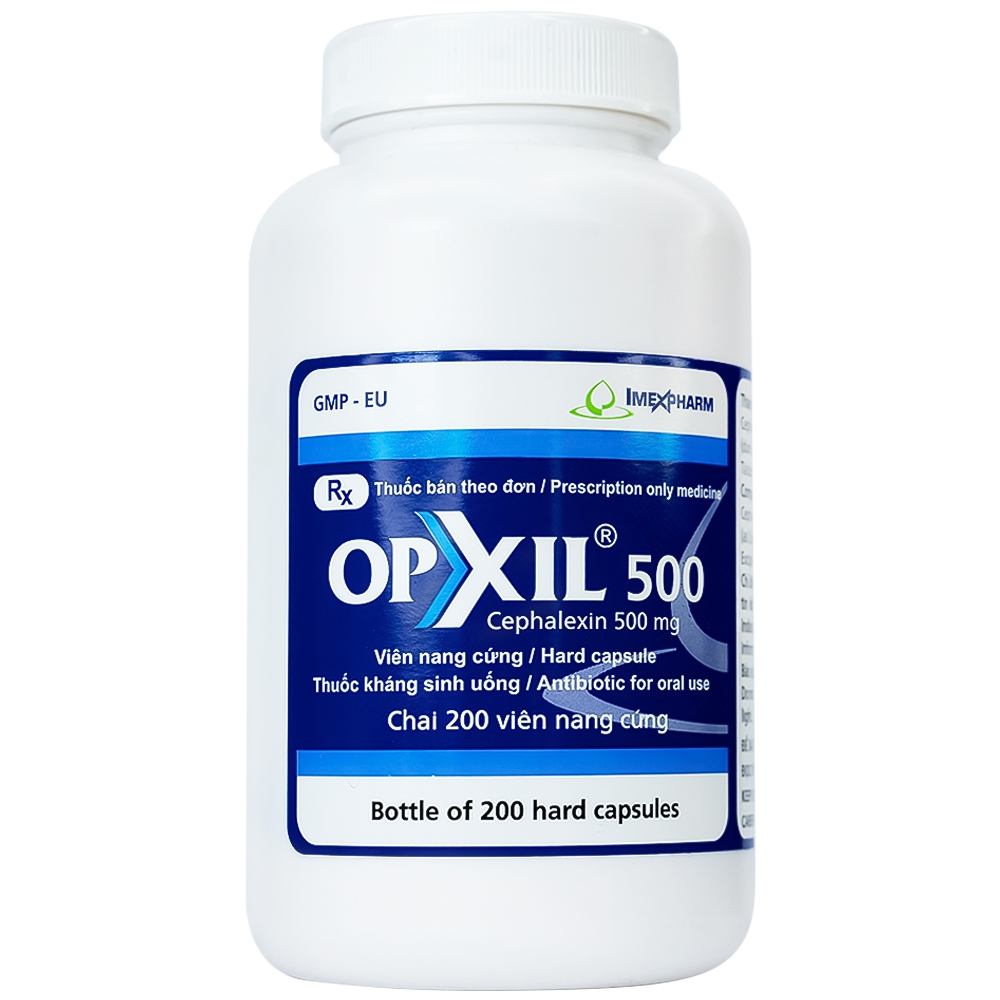 Thuốc OPXIL 500 Imexpharm điều trị các tình trạng nhiễm khuẩn do các vi khuẩn nhạy cảm (200 viên)