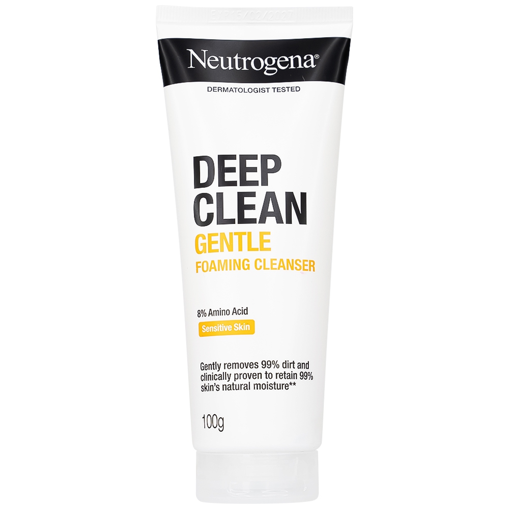 Sữa rửa mặt dưỡng ẩm Neutrogena Deep Clean Gentle Foaming Cleanser (100g)