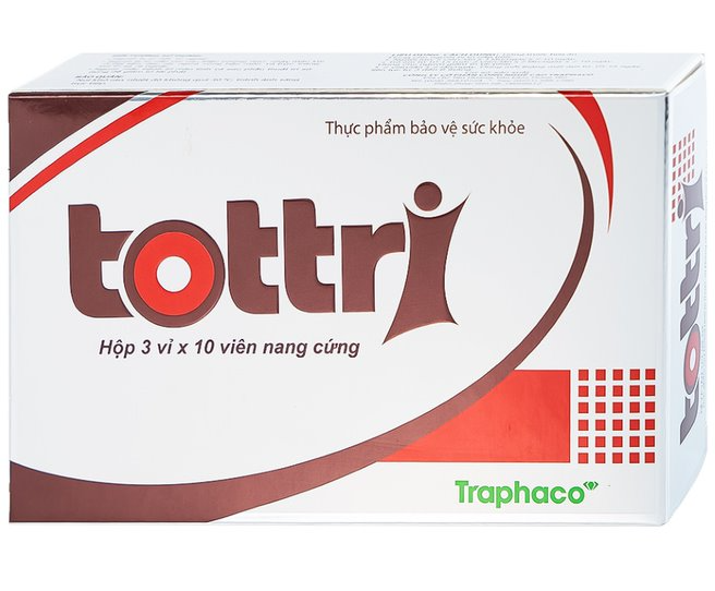 Viên uống Tottri Traphaco hỗ trợ làm co các búi trĩ, giảm triệu chứng trĩ nội, trĩ ngoại (3 vỉ x 10 viên) 1