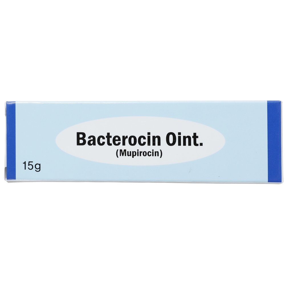 Thuốc mỡ Bacterocin Oint 15g Genuone điều trị tại chỗ bệnh chốc lở, viêm nang lông và mụn mủ