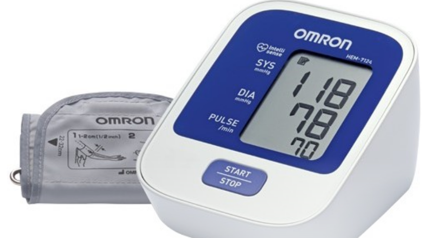 Các chỉ số huyết áp như systolic, diastolic, pulse pressure, mean arterial pressure được giải thích và đo bằng phương pháp nào khi sử dụng máy Omron?

