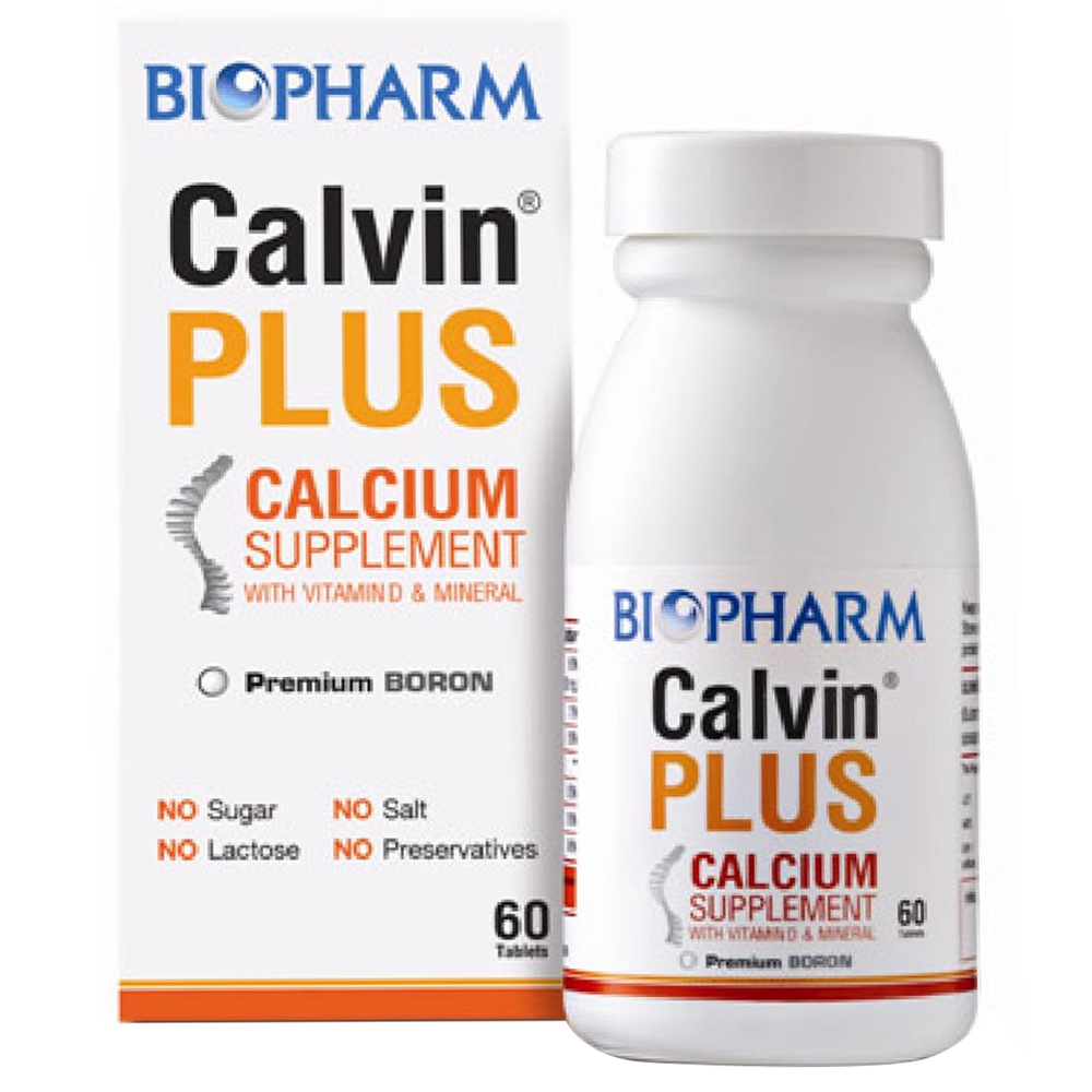 Thuốc Calvin Plus Biopharm phòng ngừa và điều trị thiếu vitamin D và thiếu canxi (10 vỉ x 6 viên)