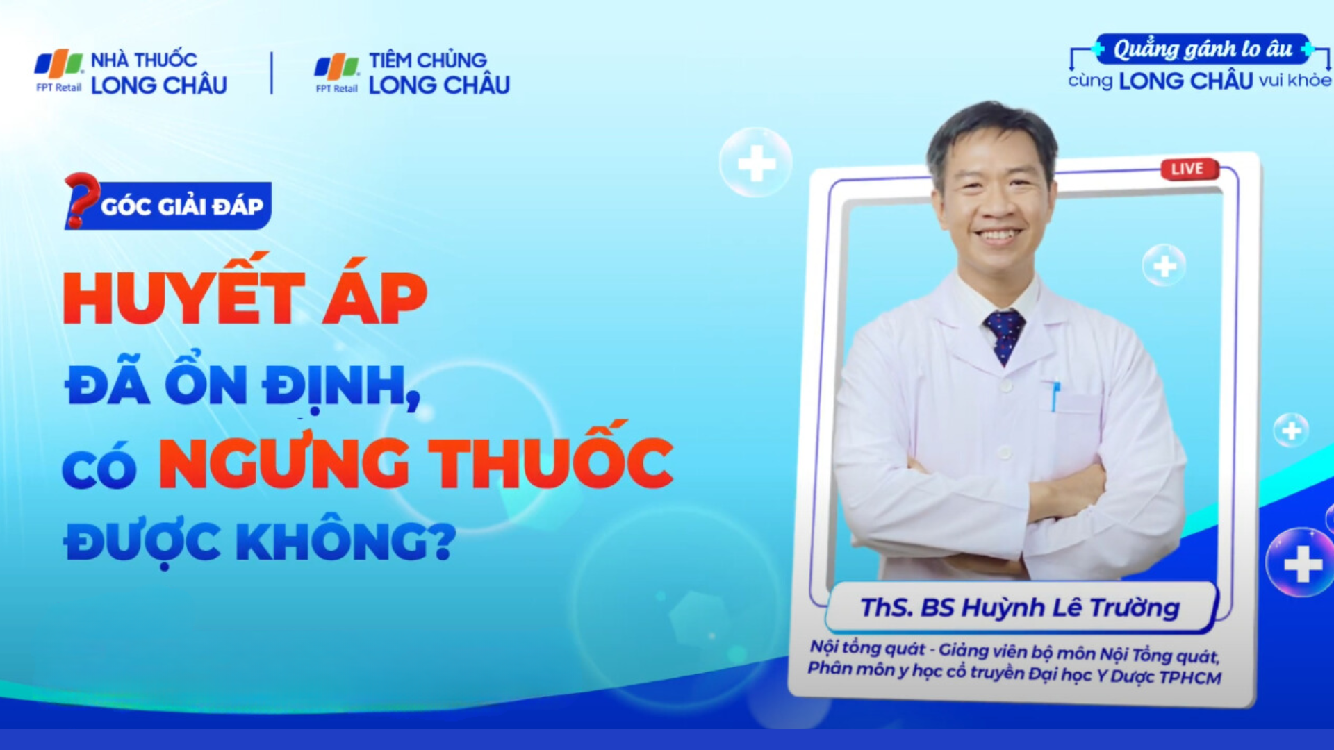 Huyết áp đã ổn định có ngưng thuốc được không?