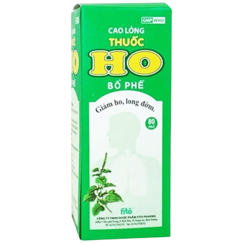 Cao lỏng Ho điều trị long đờm, giảm ho (80ml)