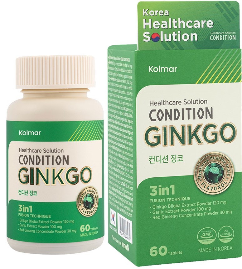 Condition Ginkgo Kolmar hỗ trợ tăng tuần hoàn máu, cải thiện trí nhớ 4
