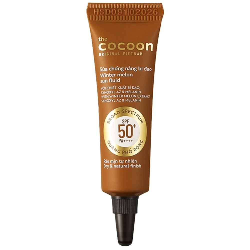 Sữa chống nắng bí đao Cocoon giúp bảo vệ da trước tia UVA, UVB (5ml)