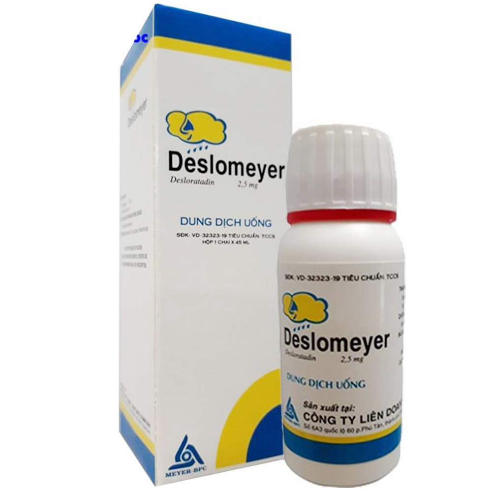 Thuốc Deslomeyer Meyer điều trị triệu chứng dị ứng, mày đay (60ml) 