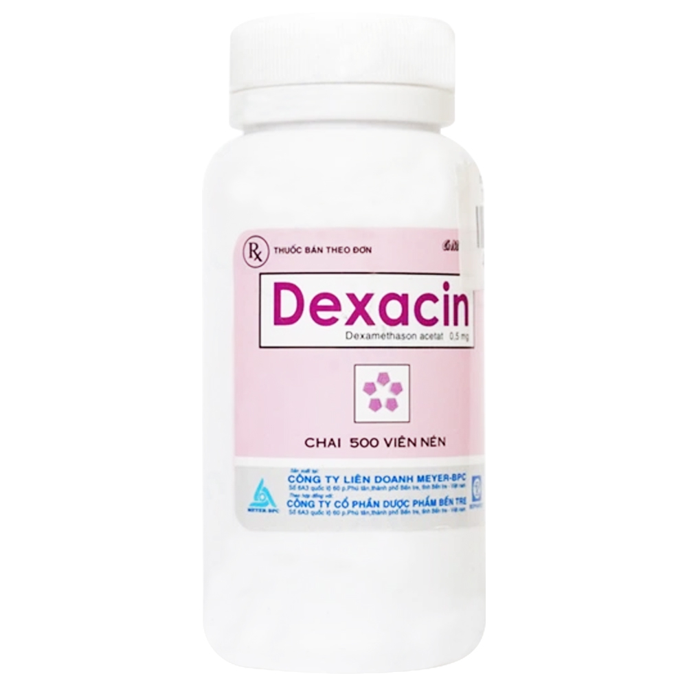 Thuốc Dexacin Meyer điều trị dị ứng phù Quincke nghiêm trọng, sốc phản vệ (500 viên)