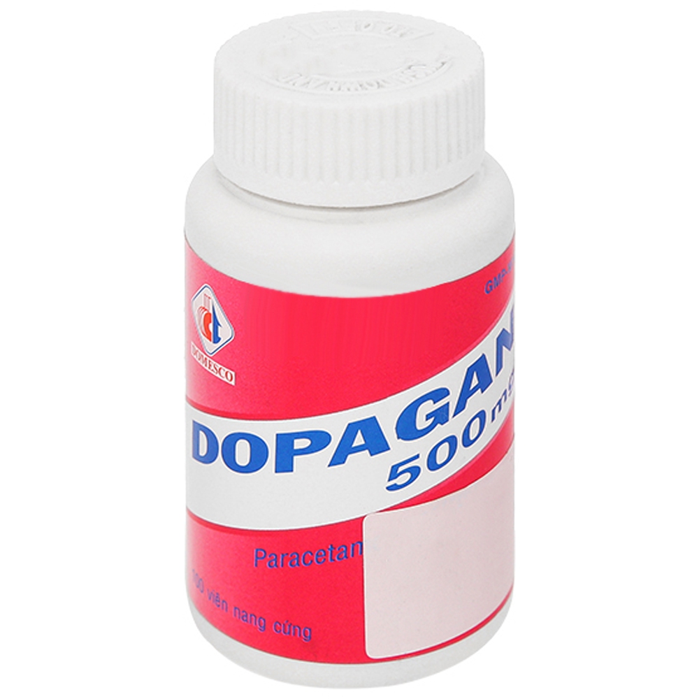 Thuốc Dopagan 500mg Domesco giảm đau và hạ sốt (100 viên)