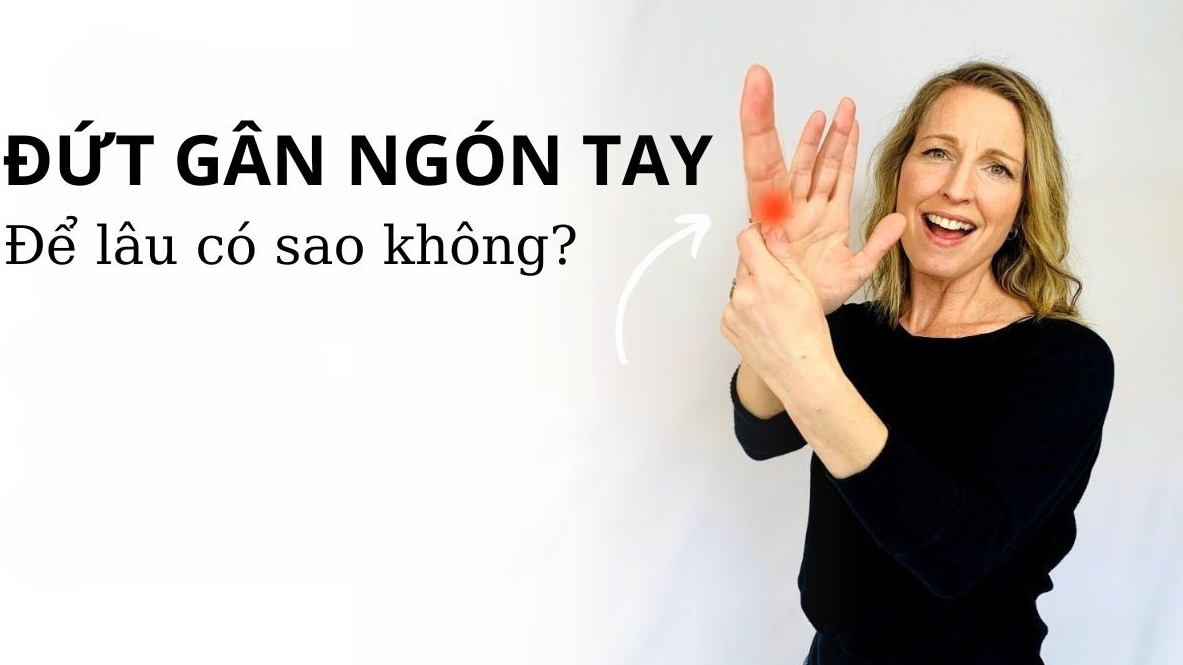 Bị đứt gân ngón tay để lâu có sao không?