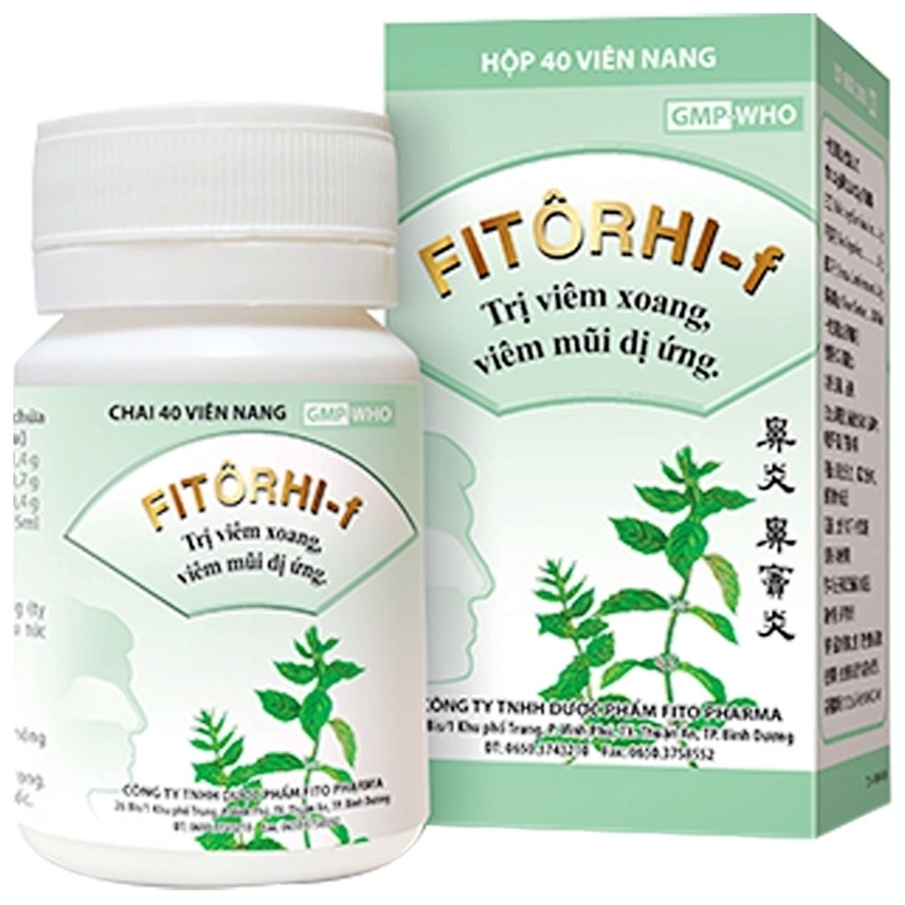 Thuốc Fitôrhi – F Fito điều trị cho những người bị viêm xoang, viêm mũi dị ứng (40 viên)