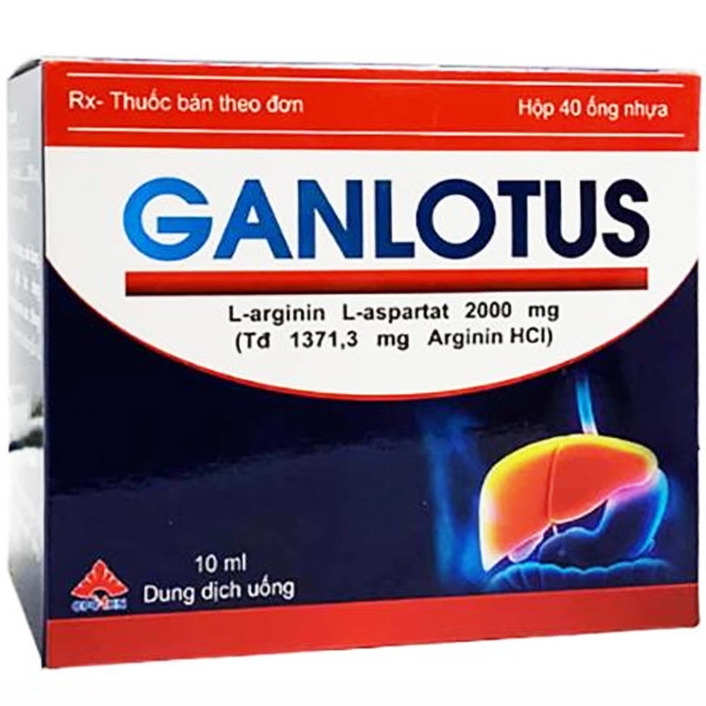 Dung dịch uống Ganlotus 2000 CPC 1 Hà Nội điều trị tăng nồng độ amoniac (40 ống)