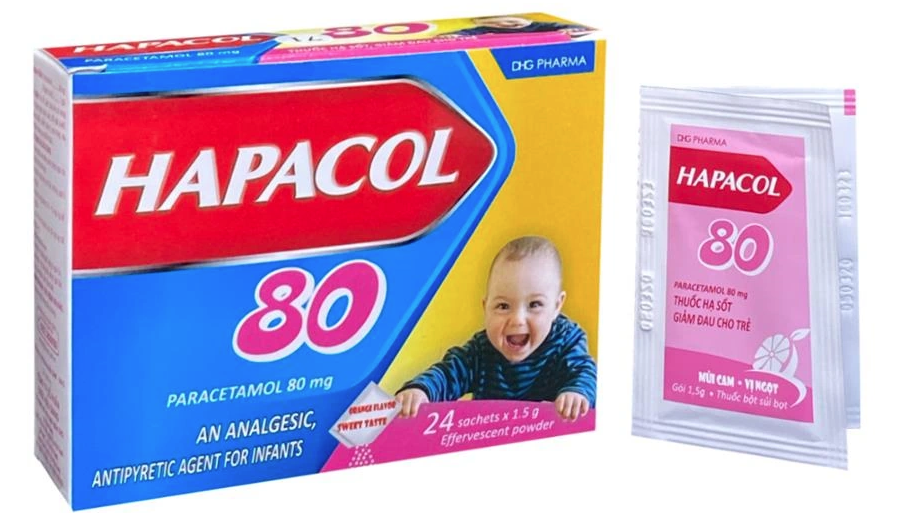 Có những lưu ý gì khi sử dụng Hapacol 80 để hạ sốt cho trẻ em?
