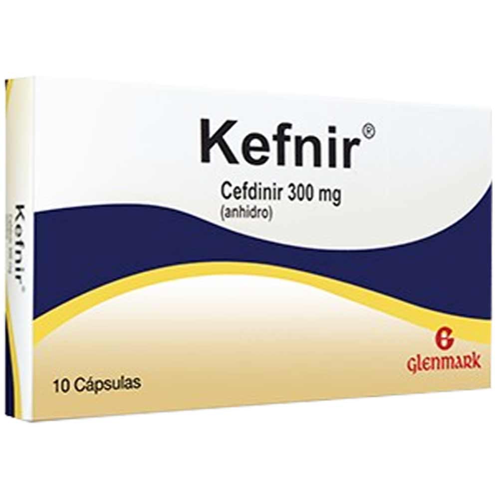 Thuốc Kefnir 300mg Glenmark điều trị nhiễm trùng viêm phổi, viêm phế quản (5 vỉ x 4 viên)