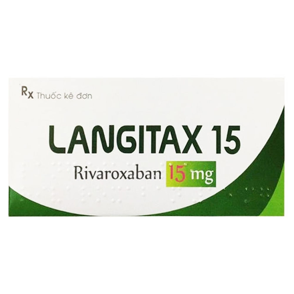 Viên nén Langitax 15 Usarichpharm phòng ngừa huyết khối tắc tĩnh mạch (2 vỉ x 7 viên)