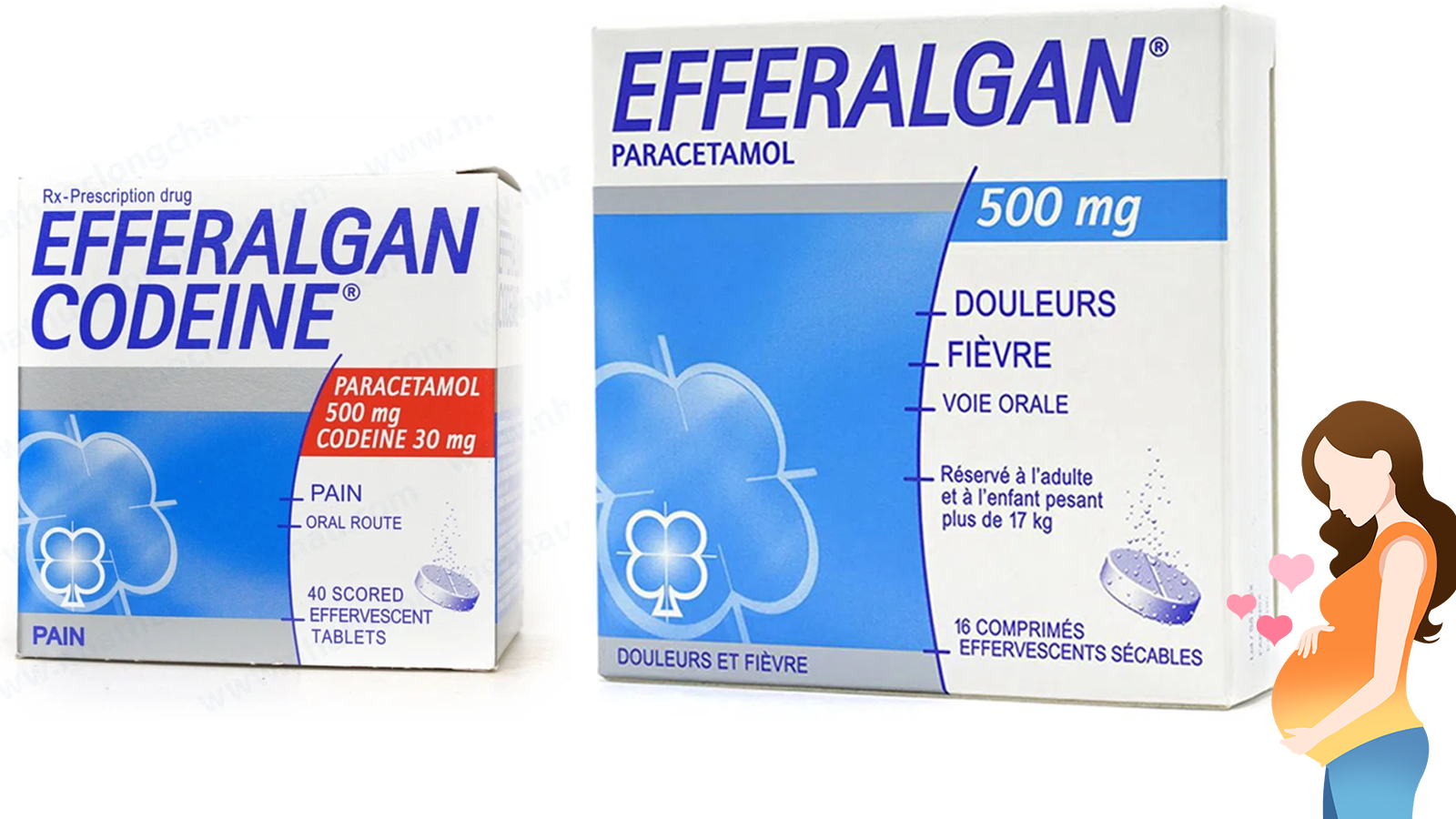 Tìm hiểu bà bầu có được uống thuốc giảm đau efferalgan ?