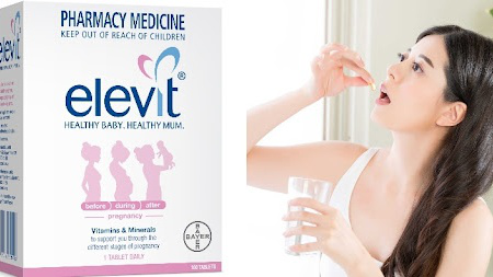 Vỉ thuốc Elevit thật có in tên của hãng Bayer không?

