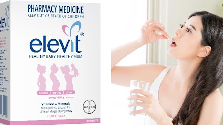 Elevit chính hãng có in tên và logo của hãng Bayer trên vỉ thuốc không? 
