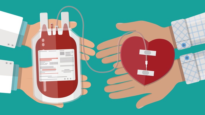 Có bao nhiêu ml máu được lấy mỗi lần hiến máu toàn phần?
