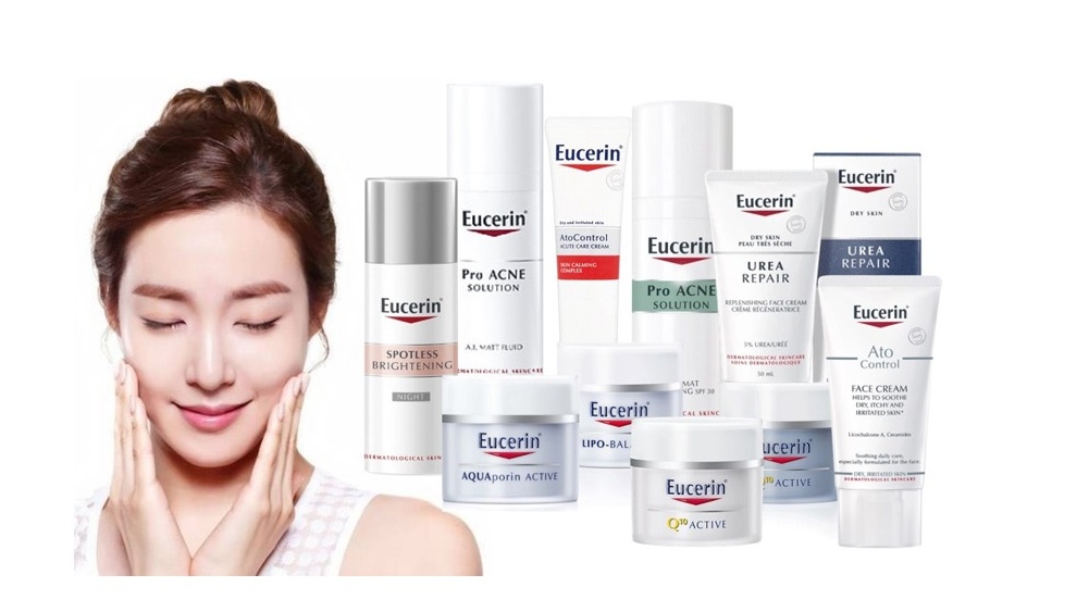 Review mỹ phẩm Eucerin có tốt không? Có loại nào?