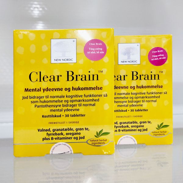  NEW NORDIC Clear Brain Tablets