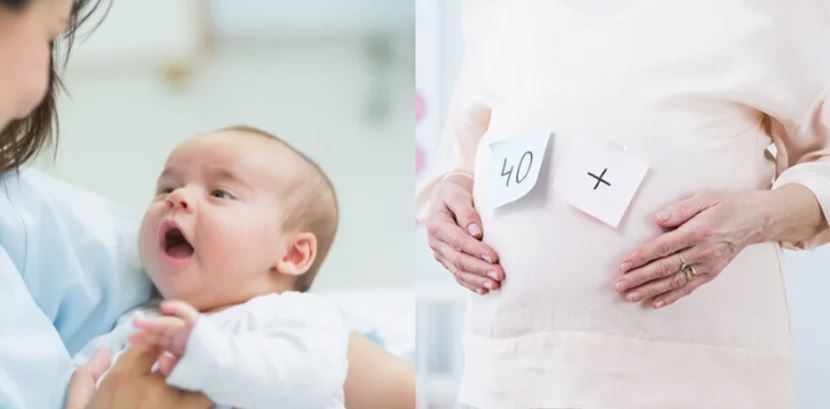 Những rủi ro khi mang thai muộn