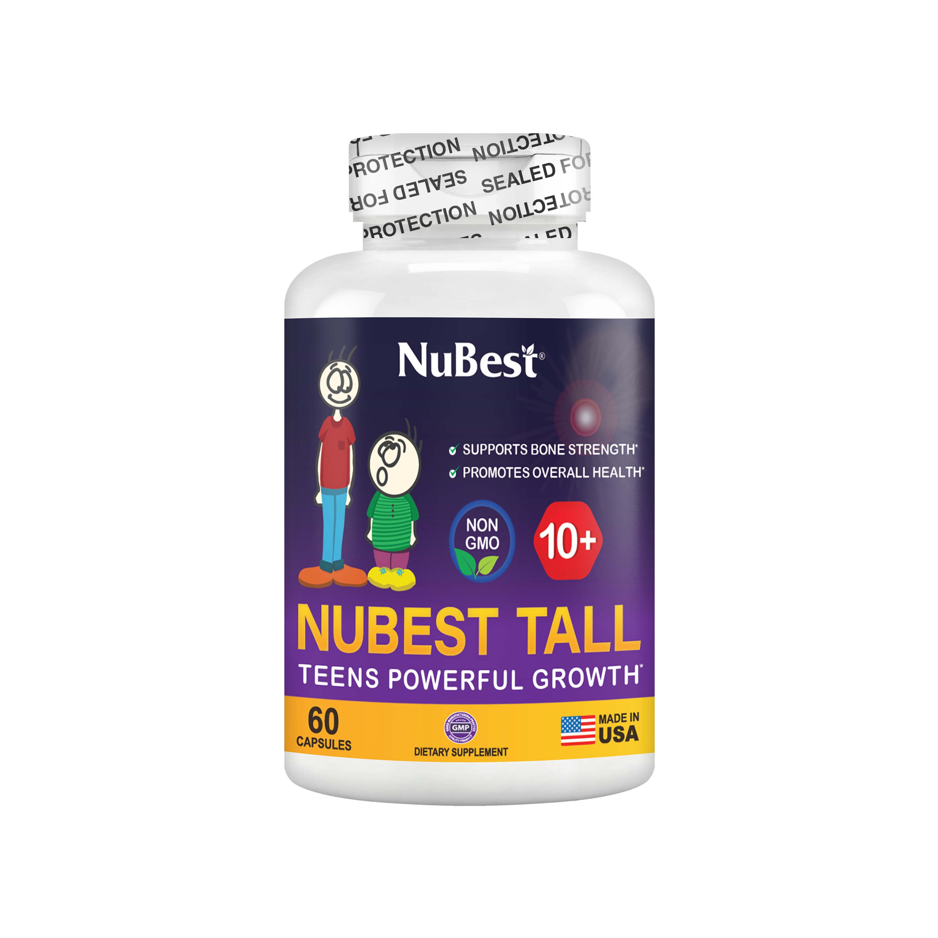 Viên uống Nubest Tall 10+ bổ sung Canxi và vitamin D (60 viên)